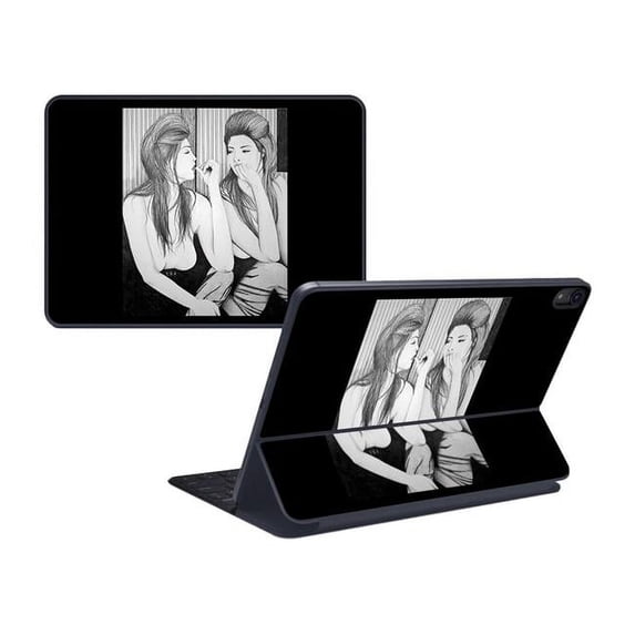 MightySkins APIPSK1218-Self Reflection Skin for Apple iPad Pro Smart Keyboard 12.9 in. 2018 - Self Reflection