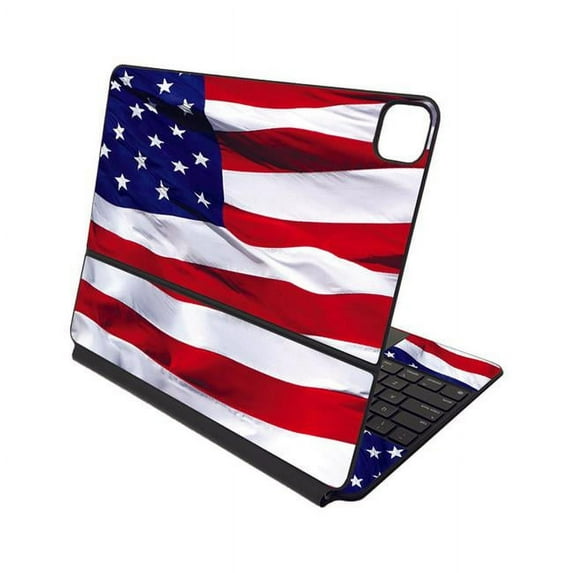 MightySkins APIPSK1221-American Flag Skin Compatible with Apple Magic Keyboard for iPad Pro 12.9 in. 5th Generation - American Flag
