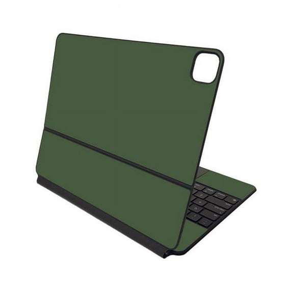 MightySkins APIPSK1221-Solid Olive Skin Compatible with Apple Magic Keyboard for iPad Pro 12.9 in. 5th Generation - Solid Olive