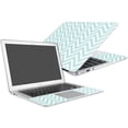 thumbnail image 1 of MightySkins APMAAIR132-Aqua Chevron Skin Decal Wrap for Apple MacBook Air 13 in. 2017 Sticker - Aqua Chevron, 1 of 4