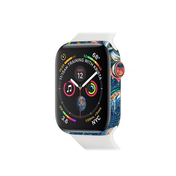 MightySkins APW444-Saltwater Compass Skin for Apple Watch Series 4 44 mm - Saltwater Compass