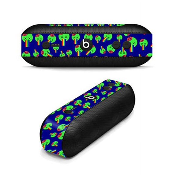 MightySkins BEPILLPL-Rainbow Brains Out Skin Decal Wrap for Beats by Dr. Dre Beats Pill Plus - Rainbow Brains Out