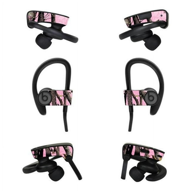 MightySkins BEPOB3-Pink Tree Camo Skin for Dr Dre Powerbeats3 Wireless In-Ear Headphones - Pink Tree Camo