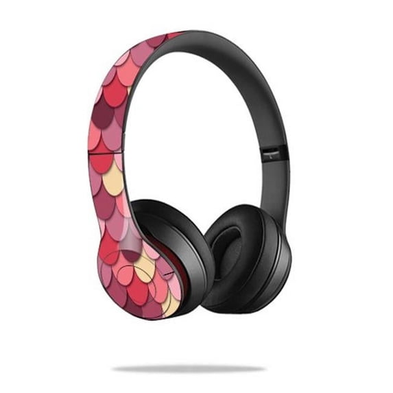 MightySkins BESOLO2-Pink Scales Skin for Dr. Dre Beats Solo2 Headphones Wrap Sticker - Pink Scales