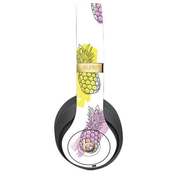 MightySkins CF-BESTU3WI-Funky Pineapples Carbon Fiber Skin for Beats Studio 3 Wireless - Funky Pineapples