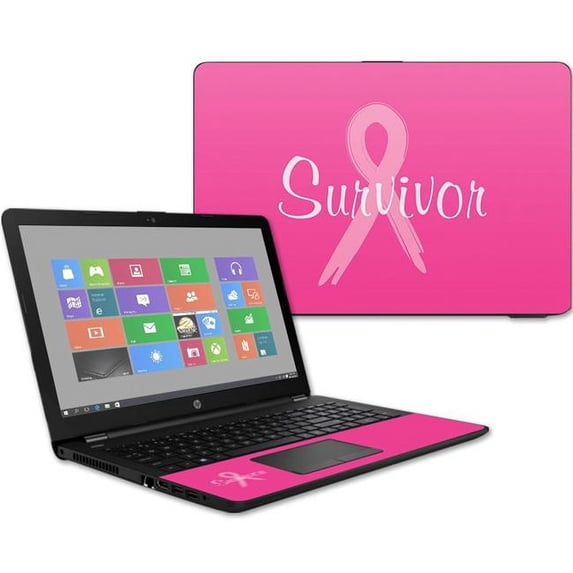 MightySkins CF-HP15T-Survivor Carbon Fiber Skin Decal Wrap for HP 15T Laptop 15.6 in. 2017 - Survivor