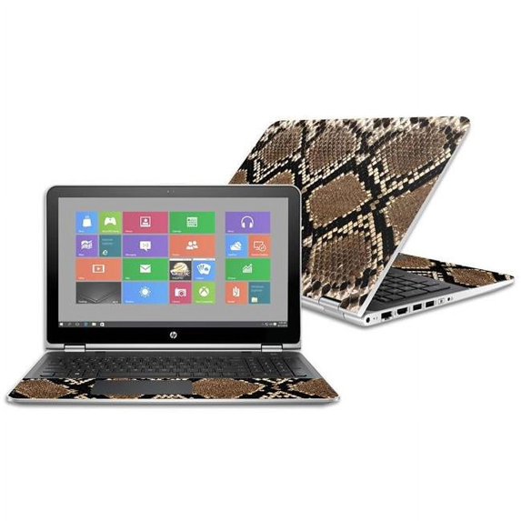 MightySkins CF-HPPX360152-Rattler Carbon Fiber Skin Decal Wrap for HP Pavilion X360 15.6 in. 2016 - Rattler