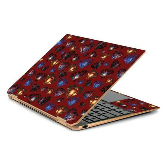 MightySkins CF-HPS3601319-Diamond Galaxy Carbon Fiber Skin Decal Wrap for HP Spectre X360 13.3 in. Gem-Cut 2019 Sticker - Diamond Galaxy