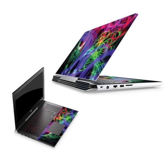 MightySkins DEG515-Neon Splatter Skin Decal Wrap for Dell G5 15 in. 2018 Gaming Laptop Sticker - Neon Splatter