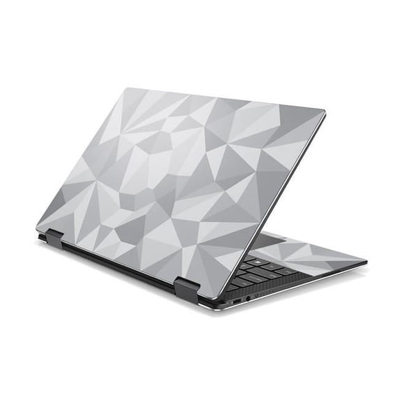 MightySkins DEXPS1317-Gray Polygon Skin for 2017 2-in-1 DELL XPS 13 9365, Gray Polygon