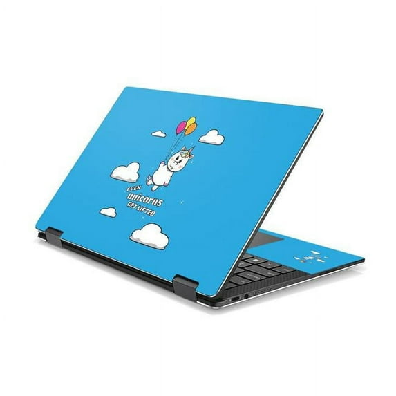 MightySkins DEXPS1317-Unicorns Get Lifted Skin Decal Wrap for Dell XPS 13 9365 2-in-1 2017 - Unicorns Get Lifted