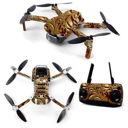 MightySkins DJMAVMIN-Mosaic Gold Skin for DJI Mavic Mini Portable Drone Quadcopter - Mosaic Gold