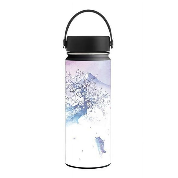 MightySkins HFWI18-Long Way To Fuji Skin for Hydro Flask 18 oz Wide Mouth - Long Way to Fuji