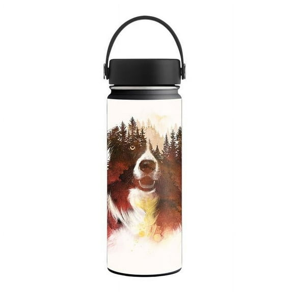 MightySkins HFWI18-One Forest Night Skin for Hydro Flask 18 oz Wide Mouth - One Forest Night