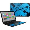 thumbnail image 1 of MightySkins HP15T-Blue Skulls Skin Decal Wrap for HP 15T Laptop 15.6 in. 2017 - Blue Skulls, 1 of 4