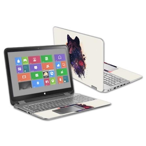 MightySkins HPENVY15-Universal Wolf Skin for HP Envy X360 15.6 in. - Universal Wolf