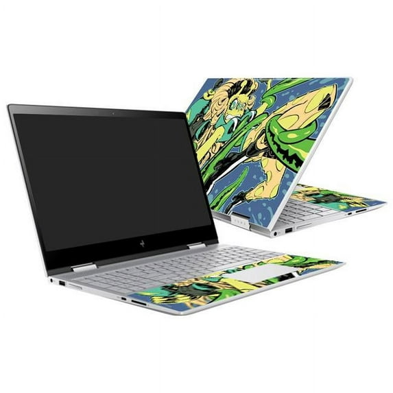 MightySkins HPENVY1517-Alien Battle Skin for HP Envy x360 15 in. 2017 - Alien Battle