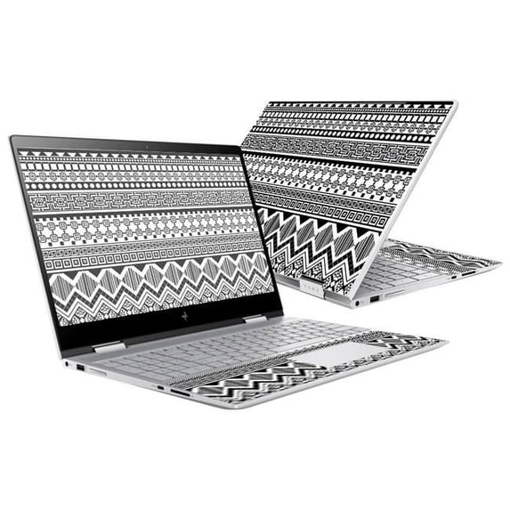 MightySkins HPENVY1517-Black Aztec Skin for HP Envy x360 15 in. 2017 - Black Aztec