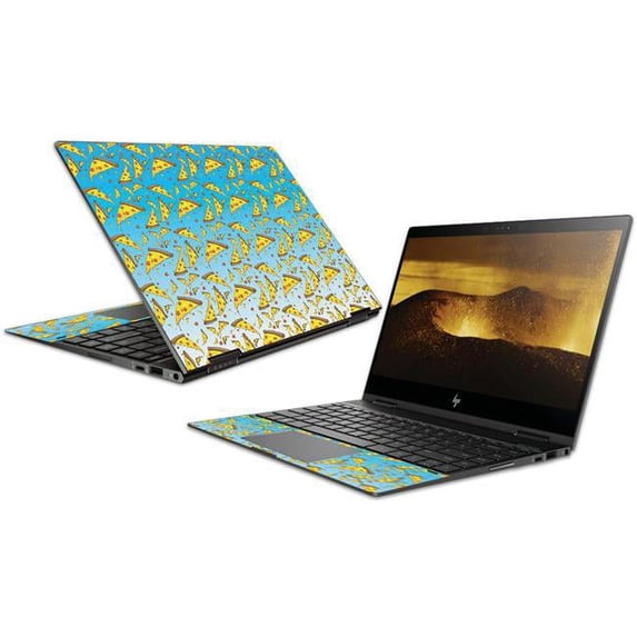MightySkins HPENX31318-Raining Pizza Skin Decal Wrap for HP Envy X360 Convertible 13 in. 2018 Sticker - Raining Pizza