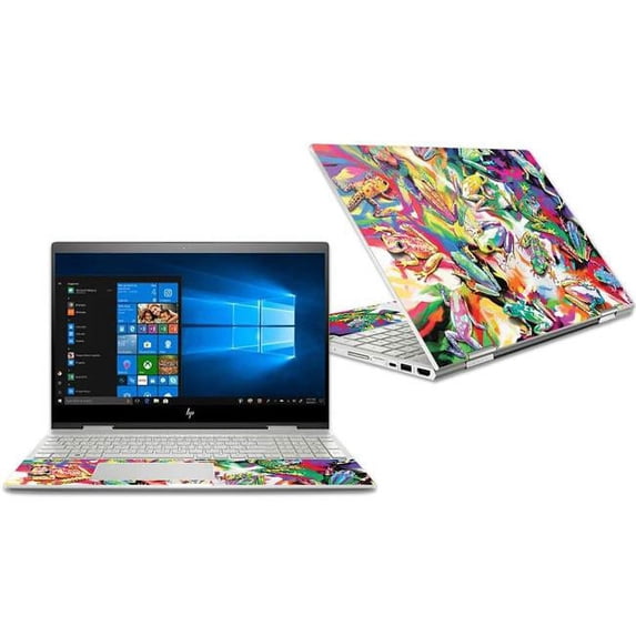 MightySkins HPENX31518-Wet Paint Skin Decal Wrap for HP Envy X360 Convertible 15 in. 2018 Sticker - Wet Paint