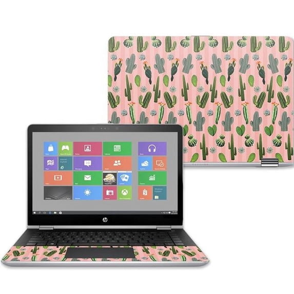 MightySkins HPPX360143-Cactus Garden Skin Decal Wrap for HP Pavilion X360 14 in. 2017 - Cactus Garden