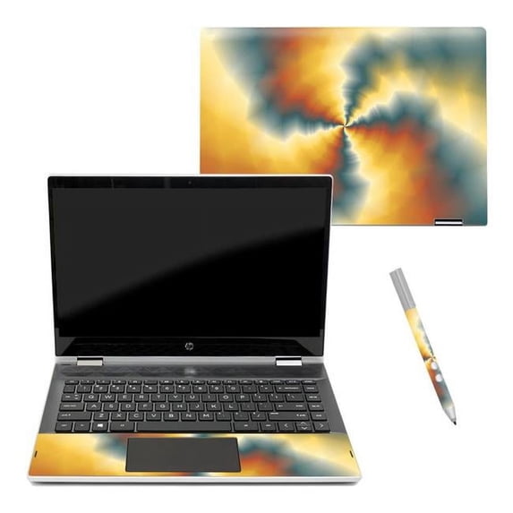 MightySkins HPPX360144-Eye Of The Storm Skin Decal Wrap for HP Pavilion X360 14 in. 2018 Sticker - Eye of the Storm