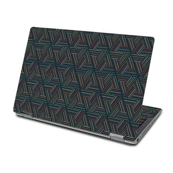 MightySkins HPPX360155-Triangle Stripes Skin for HP Pavilion X360 15 in. 2019 - Triangle Stripes