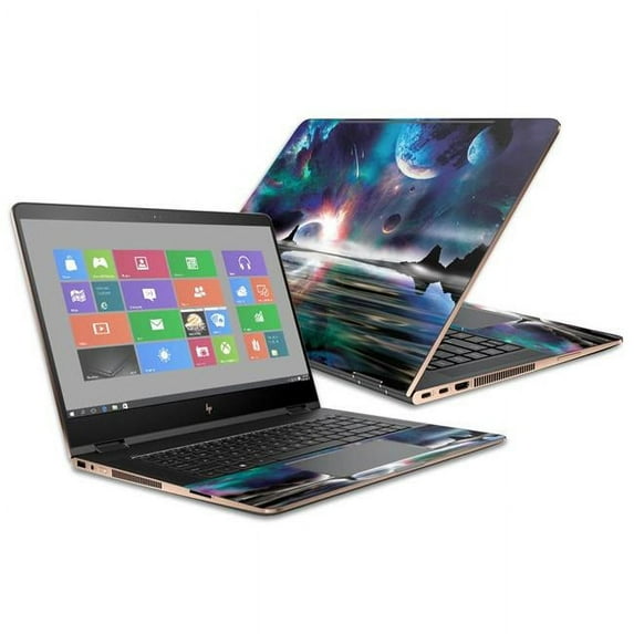 MightySkins HPS360CO15-Space Horizon Skin Decal Wrap for HP Spectre X360 Convertible 15.6 in. 2017 - Space Horizon