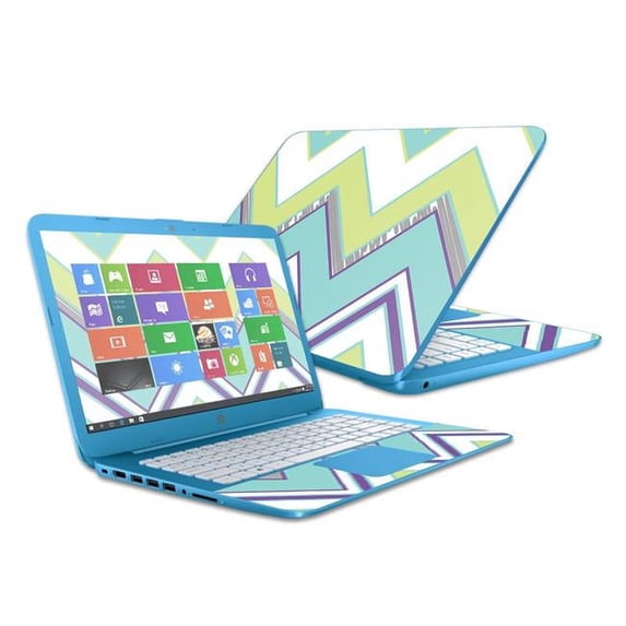 MightySkins HPSTRM142-Pastel Chevron Skin Decal Wrap for 14 in. HP Stream 2016 Cover Sticker Skins - Pastel Chevron