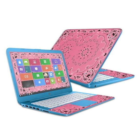 MightySkins HPSTRM142-Pink Bandana 14 in. Skin Decal Wrap for HP Stream 2016 Cover Sticker - Pink Bandana