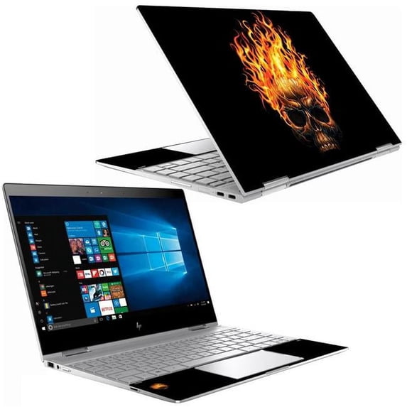 MightySkins HPSX3601318-Hot Head Skin Decal Wrap for HP Spectre X360 13 in. 2018 Sticker - Hot Head
