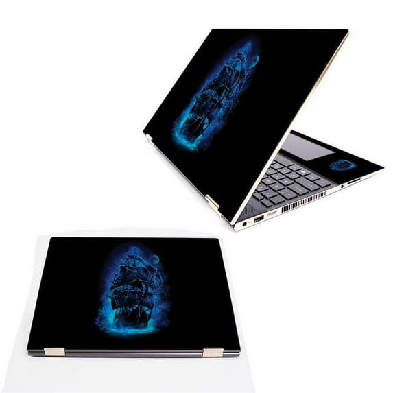 MightySkins HPSX3601518-Pirate Storm Skin Decal Wrap for HP Spectre X360 15.6 in. 2018 Sticker - Pirate Storm