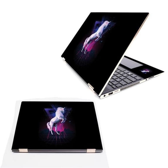MightySkins HPSX3601518-Unicorn Rave Skin Decal Wrap for HP Spectre X360 15.6 in. 2018 Sticker - Unicorn Rave