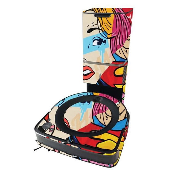 MightySkins IRROS9PL-Cartoon Mania Skin Decal Wrap for iRobot Roomba S9 Plus Vacuum Sticker - Cartoon Mania