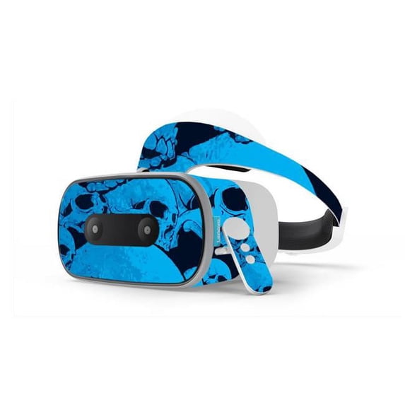 MightySkins LEMISO-Blue Skulls Skin Decal Wrap for Lenovo Mirage Solo Sticker - Blue Skulls