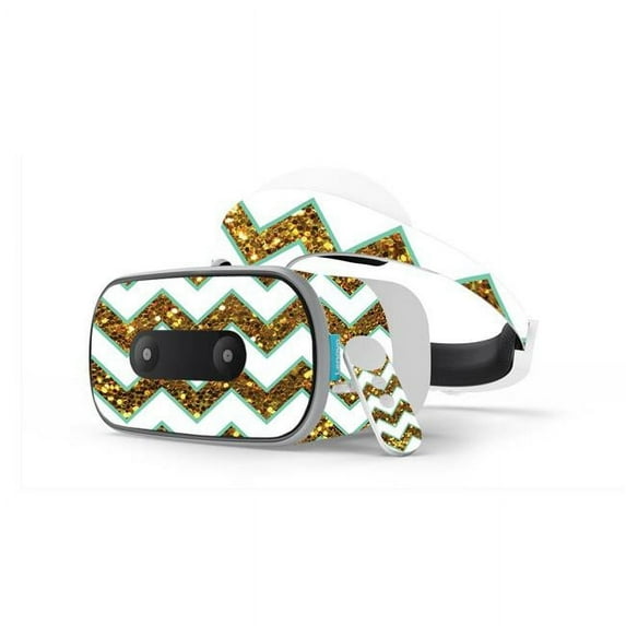 MightySkins LEMISO-Glitzy Chevron Skin Decal Wrap for Lenovo Mirage Solo Sticker - Glitzy Chevron