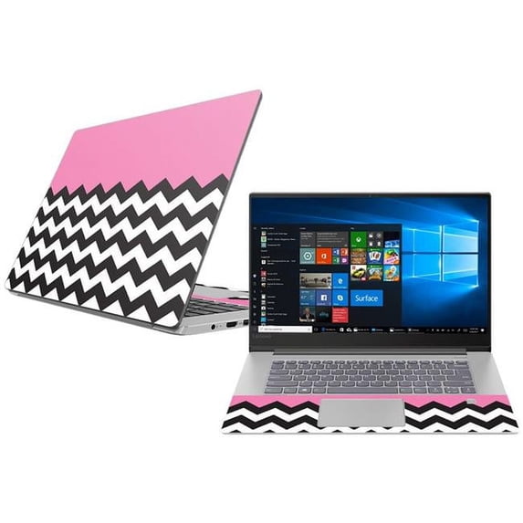 MightySkins LEN530S15-Pink Chevron Skin for Lenovo Ideapad 530S 15 in. 2018 - Pink Chevron