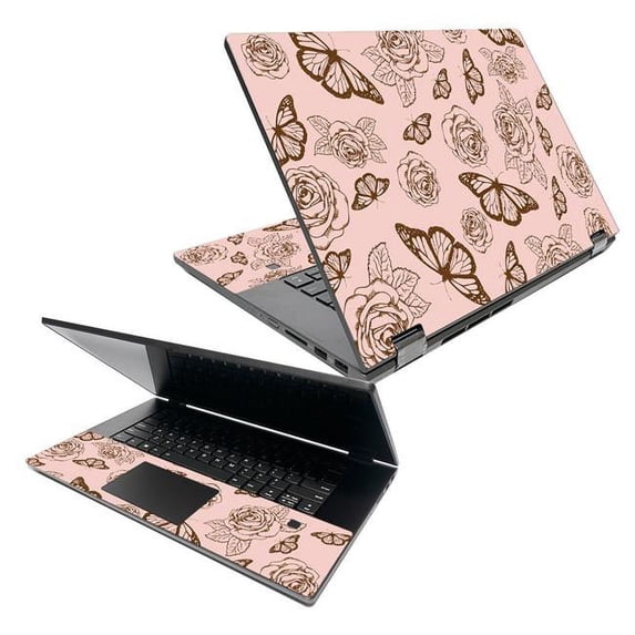 MightySkins LENIDC34015-Butterfly Garden Skin for Lenovo Ideapad C340 15 in. 2019 - Butterfly Garden