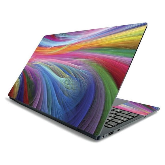 MightySkins LENIDS54015-Rainbow Waves Skin for Lenovo IdeaPad S540 15 in. 2019 - Rainbow Waves