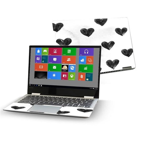 MightySkins LENY72013-Ink Hearts Skin for Lenovo Yoga 720 13 in. 2017 - Ink Hearts