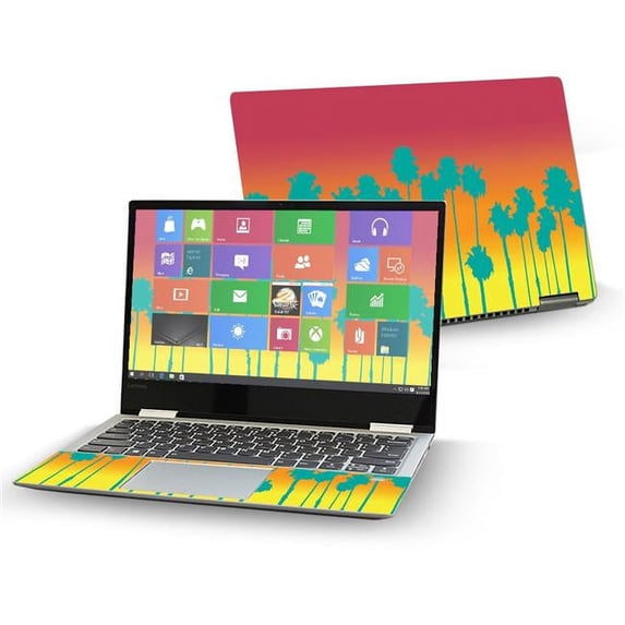 MightySkins LENY72013-Sherbet Palms 13 in. Skin Decal Wrap for Lenovo Yoga 720 2017 Sticker - Sherbet Palms