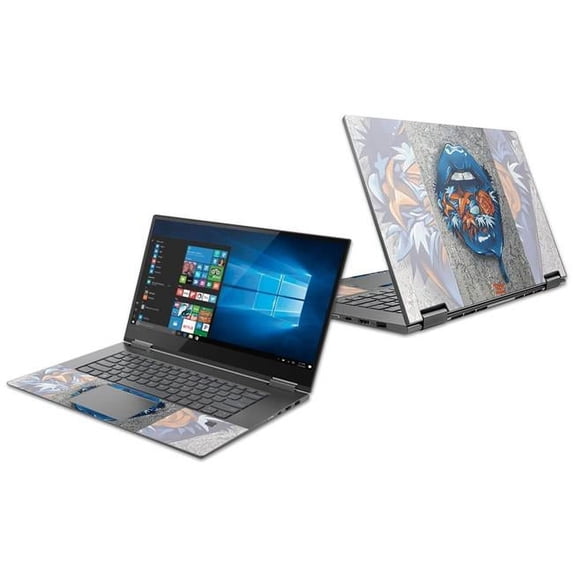 MightySkins LENY73013-Blue Lips Skin for 13 in. 2018 Lenovo Yoga 730, Blue Lips
