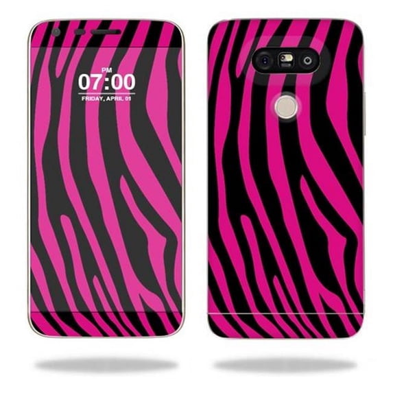 MightySkins LGG5-Pink Zebra Skin for LG G5 Wrap Cover Sticker - Pink Zebra