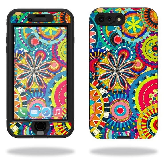 MightySkins LIFIP7PLNUD-Flower Wheels Skin for Lifeproof Nuud iPhone 7 Plus Sticker Wrap Cover Sticker - Flower Wheels