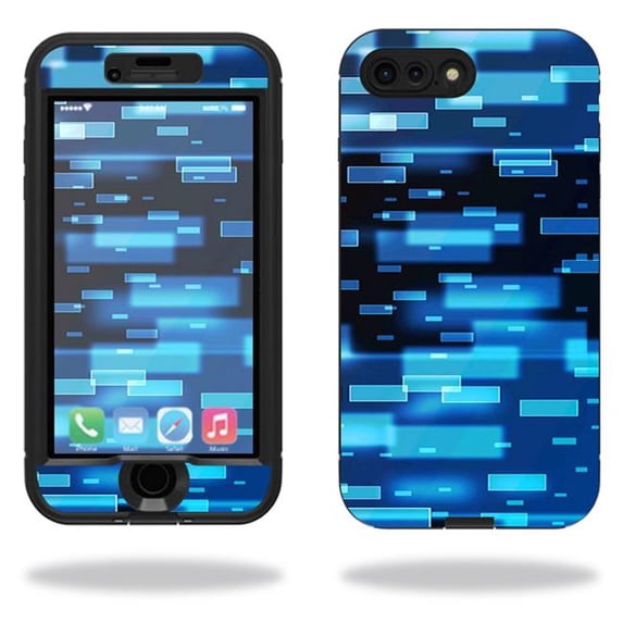 MightySkins LIFIP7PLNUD-Space Blocks Skin for Lifeproof Nuud iPhone 7 Plus Sticker Wrap Cover Sticker - Space Blocks