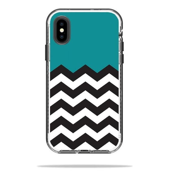 MightySkins LIFNIPX-Teal Chevron Skin Decal for LifeProof NEXT iPhone X or XS Case Sticker - Teal Chevron