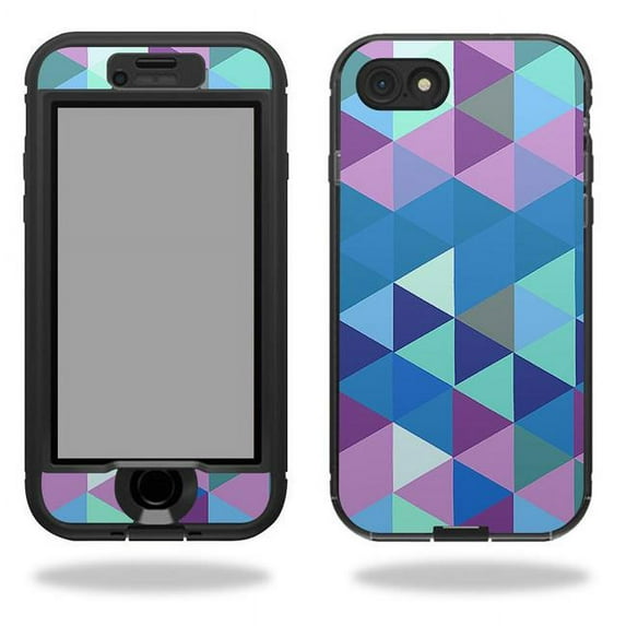 MightySkins LIFNLIP8-Purple Kaleidoscope Skin Decal for LifeProof NUUD iPhone SE 2020 7 & 8 - Purple Kaleidoscope