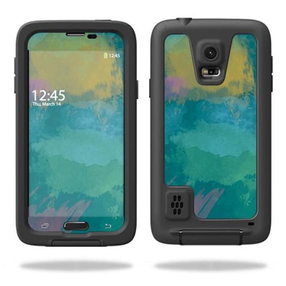 MightySkins LIFSGS5-Watercolor Blue Skin for Lifeproof Fre Samsung Galaxy S5 Case Wrap Cover Sticker - Watercolor Blue