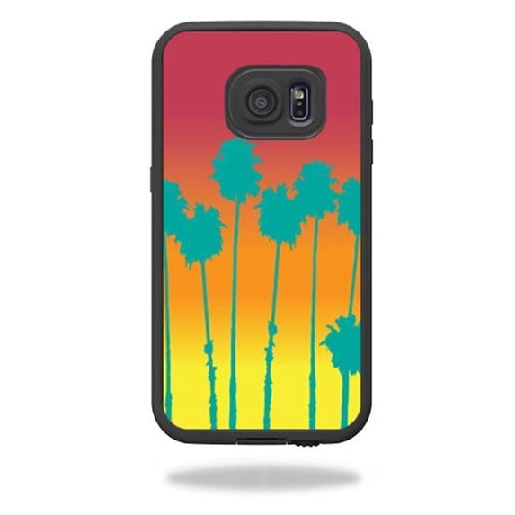 MightySkins LIFSGS7-Sherbet Palms Skin for Lifeproof Fre Samsung Galaxy S7 Case Wrap Cover Sticker - Sherbet Palms