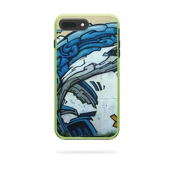 MightySkins LIFSLIP8PL-robo shark Skin for Lifeproof Slam iPhone 8 Plus - Robo Shark